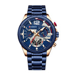 Reloj Curren  Chrono Blue Acero (47mm)